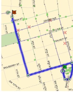 5 Outbound:  From DCS Cherry (W), Right on 10th back to route.